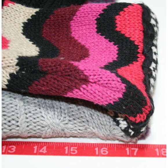 Desigual Larita 37J2151 Patchwork Knit Sweater Womens Small Artsy Boho Indie - Picture 7 of 9